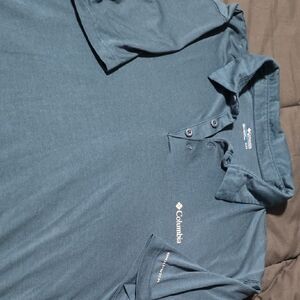 Columbia Men's Teal Polo Shirt